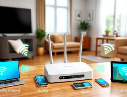 Ulasan Singkat Router WiFi Enam Antena Guna Koneksi Internet Rumah yang Stabil